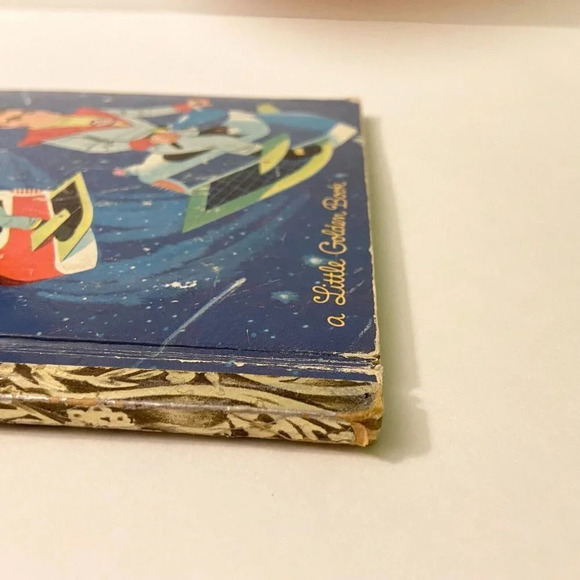 Vintage 1964 Fireball  XL5 Little Golden Book First Edition Barbara Shook - Picture 13 of 16